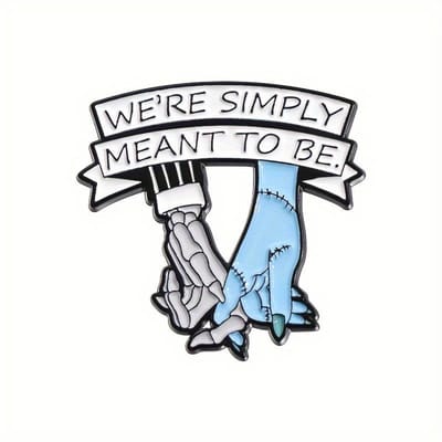 Metalen Pin – “We’re Simply Meant To Be” | Romantisch, Alternatief & Perfect als Statement