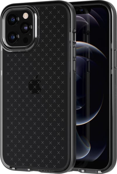 Tech21 Evo Check hoesje - Smokey Black - Geschikt voor iPhone 12 Pro Max
