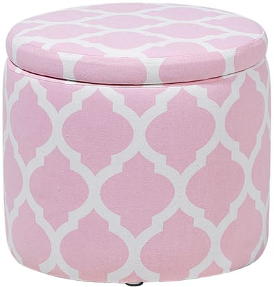 TUNICA - Poef - Roze - 35 cm - Katoen