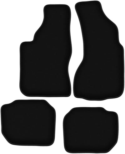 BASIC zwarte veloursmatten voor: Audi V8 sedan (1988-1993)