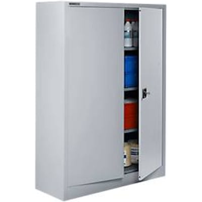 Schäfer Shop Select  archiefkast, afsluitbaar, hoogte 1585 mm, breedte 1200 mm, aluminium zilver