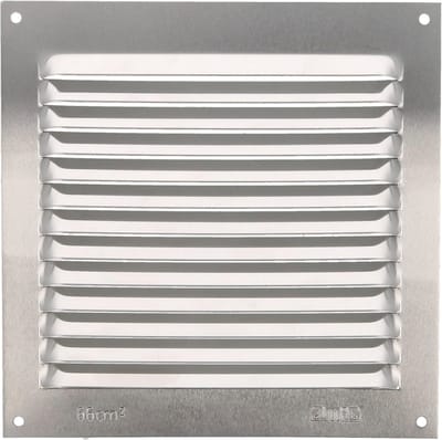 Aluminium vierkante ventilatierooster 150x150 mm voor keuken en badkamer