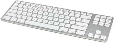 Matias FK408BTS Wireless Aluminum Tenkeyless Keyboard - Silver - Mac