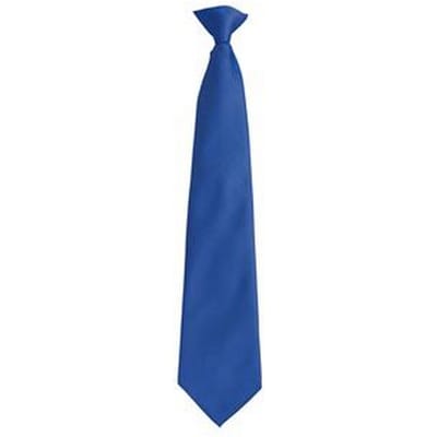 Premier Herenmode "Kleuren" Work Clip On Tie (Koninklijk)