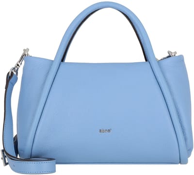 abro Leren Schoudertas Handtas Leather Dalia Shopper Willow Light Blue / Fairy Lichtblauw