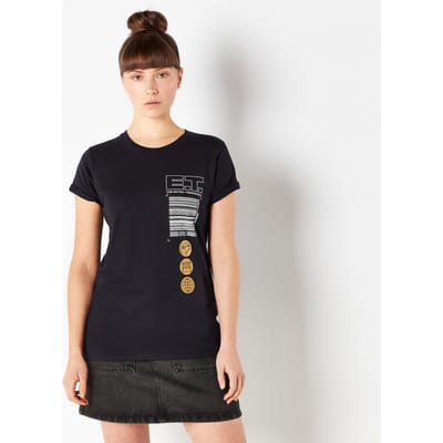 E.T. the Extra-Terrestrial Women's T-Shirt - Navy - XS
