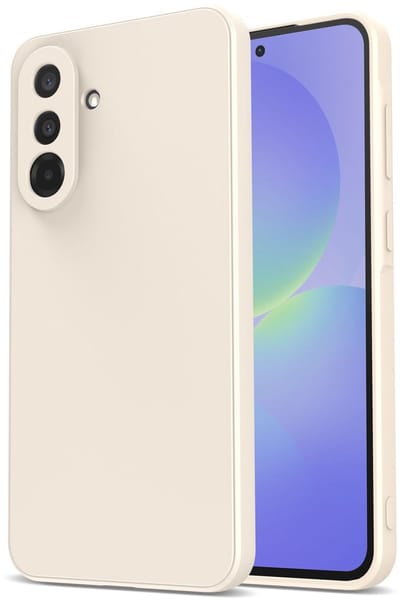 Hoesje met Camera Bescherming Geschikt voor Samsung Galaxy A36 | Back Cover | Dun | Flexibel TPU | Beige