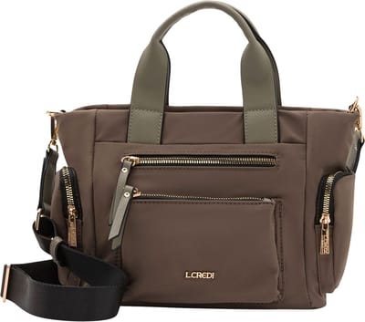L.CREDI Handtas Schoudertas Odeta Handle Bag Khaki Kaki