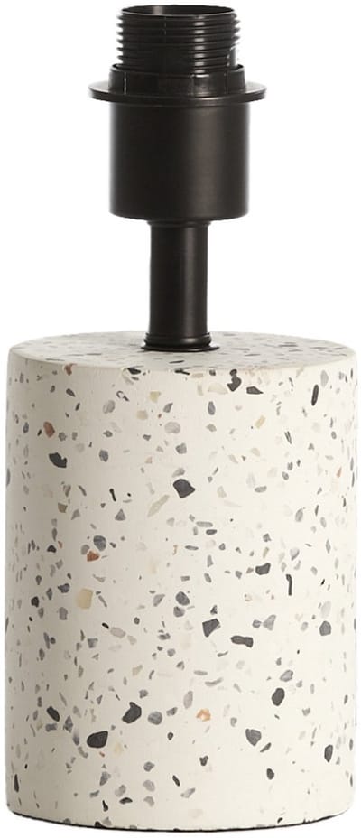 Light & Living Tafellamp Randy Terrazzo, 25cm (excl. kap) - Wit