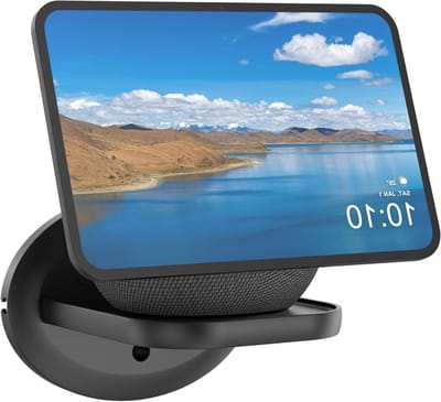 Ruimtebesparende Wandbeugel voor Show 8, Show 11 en Nest WiFi - Geschikt voor Speakers tot 7kg (Zwart, 1 stuk)