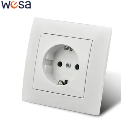 geaard stopcontact - wandcontactdoos geaard - stopcontact geaard - enkel inbouw stopcontact met aarde - inbouw wandcontact met aarde