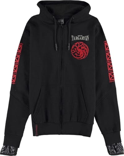 Game Of Thrones - House Targaryen - House Of The Dragon Vest met capuchon - S - Zwart