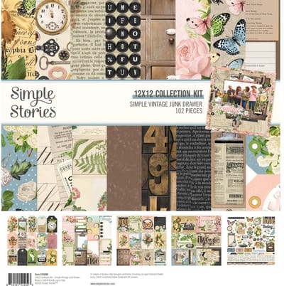 Simple Stories - Simple Vintage Junk Drawer Collection Kit (26000)