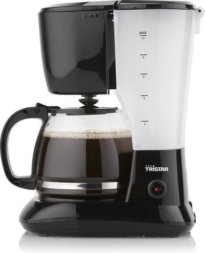 Tristar® CM-1245 Koffiezetapparaat - 10-12 Cups - 1.25 Liter - Druppelstop - Zwart