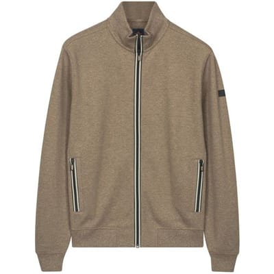 Baileys Vest Subtle Faux-Uni Sweat Doubleface Interlock Taupe / male