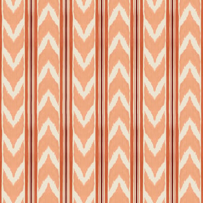 Behang Edgy Ikat perzik roze