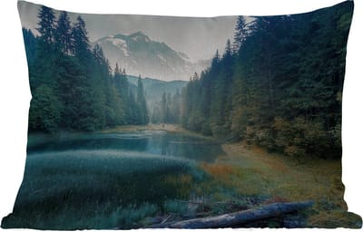 Buitenkussens - Tuin - Bos - Gras - Bergen - Bomen - Natuur - 50x30 cm