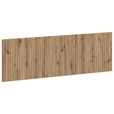 vidaXL - Wandgemonteerd - Hoofdbord - ALKMAAR - Artisanaal - eiken - Bewerkt - hout