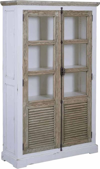 Tower Living virtrinekast Amanda 120x40x190 cm grenen