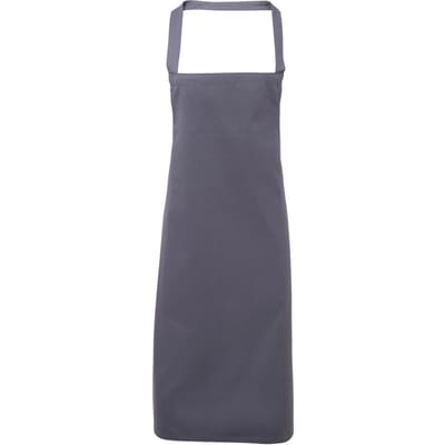 Premier Dames/Dames Slim Apron (geen Zak) / Werkkleding (Pakket van 2) (Staal)