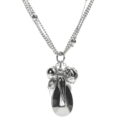 Behave - ketting met hangers - nikkelvrij - cadeau in geschenkzakje - 48 cm