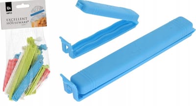 Afsluitclips - Vershoudclips - 18 stuks in netje