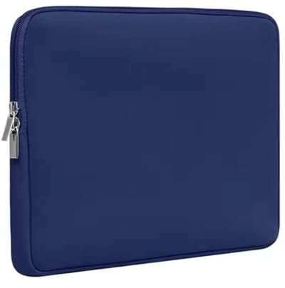 Laptophoes - Laptop sleeve met rits - 33x26cm - 13.3 inch - Laptop beschermer / protection - Neopreen - Computerhoes - Blauw - Jonyx