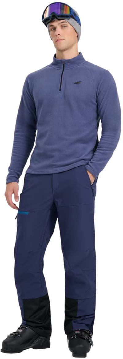 4F M065 Fleecevest Heren Denim - Maat L