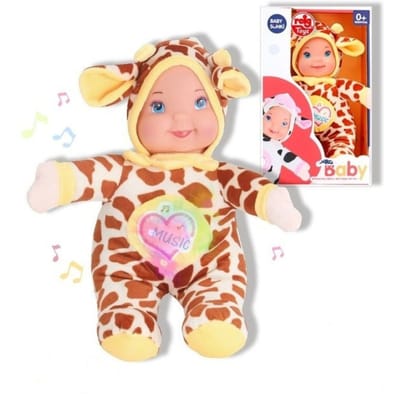 Babypop Reig 35 cm Giraf Muzikale Knuffel