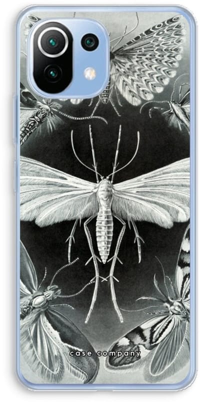 Case Company® - Hoesje geschikt voor Xiaomi Mi 11 Lite hoesje - Haeckel Tineida - Soft Cover Telefoonhoesje - Bescherming aan alle Kanten en Schermrand