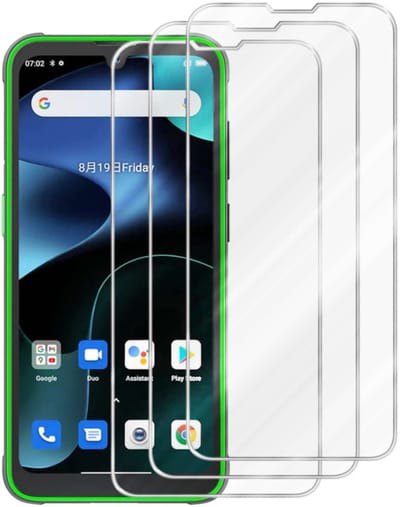 Cadorabo 3x Screenprotector geschikt voor Blackview BV5200 / BV5200 PRO - Beschermende Pantser Film in KRISTALHELDER - Getemperd (Tempered) Display beschermend glas in 9H hardheid met 3D Touch