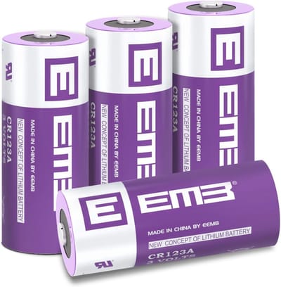 Lithium CR123A 3V Batterij - Hoge Prestaties voor Camera's, Zaklampen en Meer