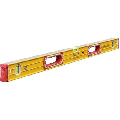 Stabila Type 196-2 15235 Metalen waterpas Incl. anti-slip 100 cm 0.50 mm/m