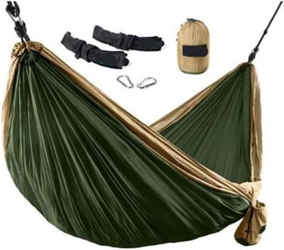Reishangmat - Kampeerstoel - Outdoor Ontspanning - Snel Droog Nylon - 300kg Draagkracht - Groen
