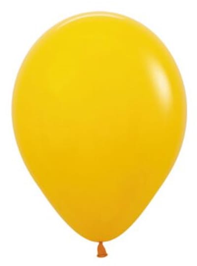 Latex ballonnen - Fashion Honey Yellow 021 - 50 balloons - 5" round