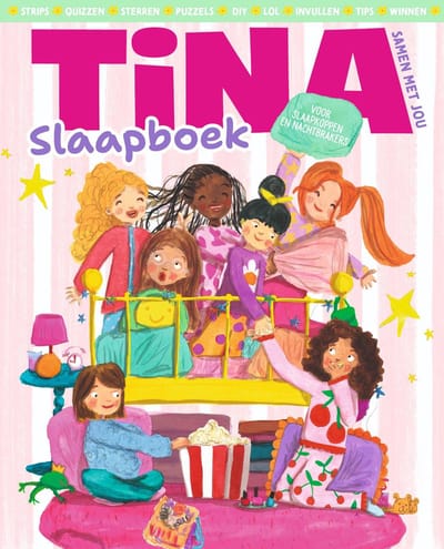 Tina Boekspecial - Slaapfeestje - Strips - Quizzen- Puzzels - LOL - Dromen - Meiden - Tekenen - DIY - Doeboek - Vakantieboek - Boek Meisje - Invulboek - Quiz