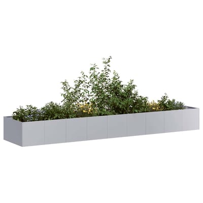 vidaXL - Plantenbak - 360x80x40 - cm - gegalvaniseerd - staal