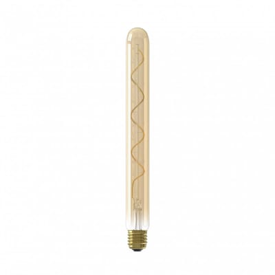 Calex Filament Buis LED Lamp - E27 - T32 Lichtbron Goud - 3.8W - Dimbaar