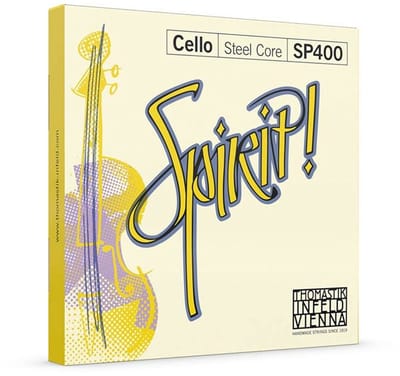 Thomastik Infeld THSP-400 cello string set 4/4 medium, steel core