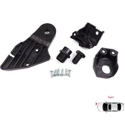 BHL515 support de phare support de réparation jeu de languettes côté droit pour Mercedes classe C W204 S204 C204 2007-2014 CL203 A2048201214