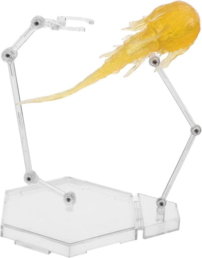 Actiefiguur Standaard - Model Display - Verzamelingen Tonen - Verstelbare Hoogte - 17x13x12CM - Geel