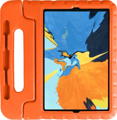 Hoes - Geschikt voor Apple iPad Pro (2021) - 11 inch - 3e generatie - Kinderhoes Shockproof Bumper - Kidsproof Case - Tablet Hoesje - Kinder Hoesje Cover - Oranje