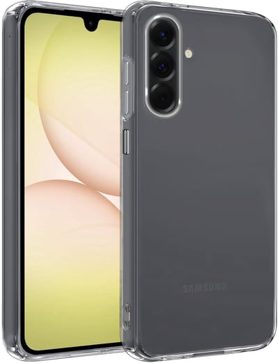 Hoesje - Geschikt voor Samsung Galaxy A17 - Sterk & Shockproof - Hoes Cover - Siliconen Case - Telefoonhoesjes - Transparant