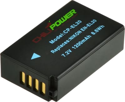 ChiliPower EN-EL20 accu voor Nikon - 1200mAh