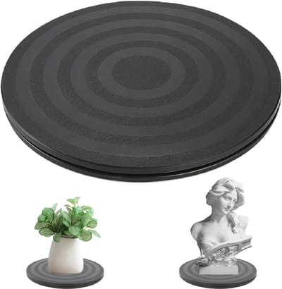 Draaibaar Platform 20 cm - 360 Graden Draaistandaard voor Platenspelers, Monitoren en meer