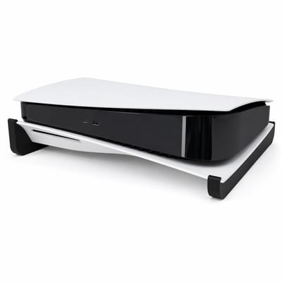 Horizontale Standaard Geschikt voor PlayStation 5 Disc Editie – PS5 Stand Liggend – Console Houder – Stabiele Ondersteuning – Gaming Accessoire voor Betere Koeling en Bescherming – Zwart