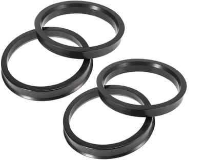 Dailygoods- Middenringen 4 Stuks - Kunststof - 64,1 mm tot 74,1 mm - Wielgat Spacer - Nauwkeurige Pasvorm - Vermindert Trillingen - Naafring