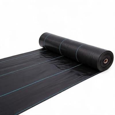 Extra Breed Onkruiddoek 90g/m² (3.2OZ) - 1,832m×91,5m (~168m²) Anti-worteldoek Bodemdoek - Waterdoorlatend UV-bestendig Scheurvast - PP Onkruidfolie voor Tuin, Moestuin & Oprit