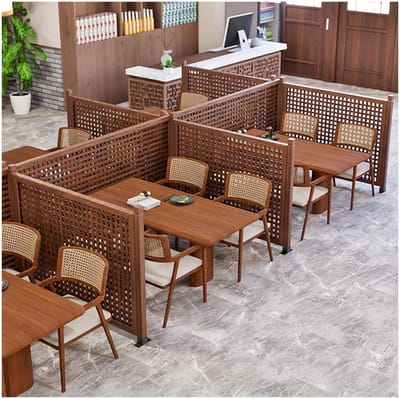 Houten Schutting - Scheidingswand - Verhoogt Privacy - Stabiele Steunvoet - 90x180cm - Naturel