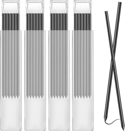24 Stuks Potloodnavullingen 2.8mm voor Houtbewerking, Schetsen en Schrijven, Ideaal voor Architectuur en Technisch Tekenwerk